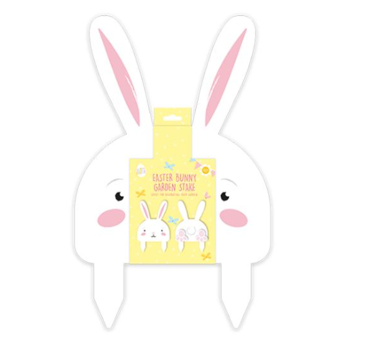 Easter Wooden Bunny Garden Stake