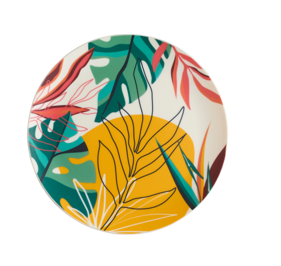 Exotic Paradise Plastic Plate