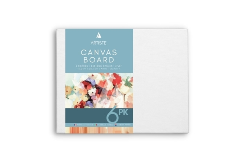 Canvas Board Pack of 6 | 6X8
