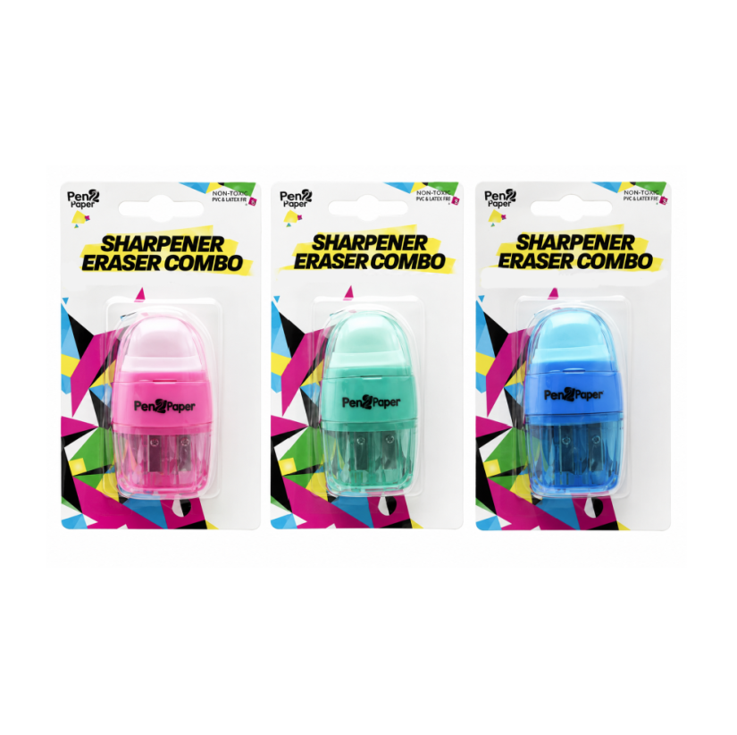 Sharpener Eraser Combo