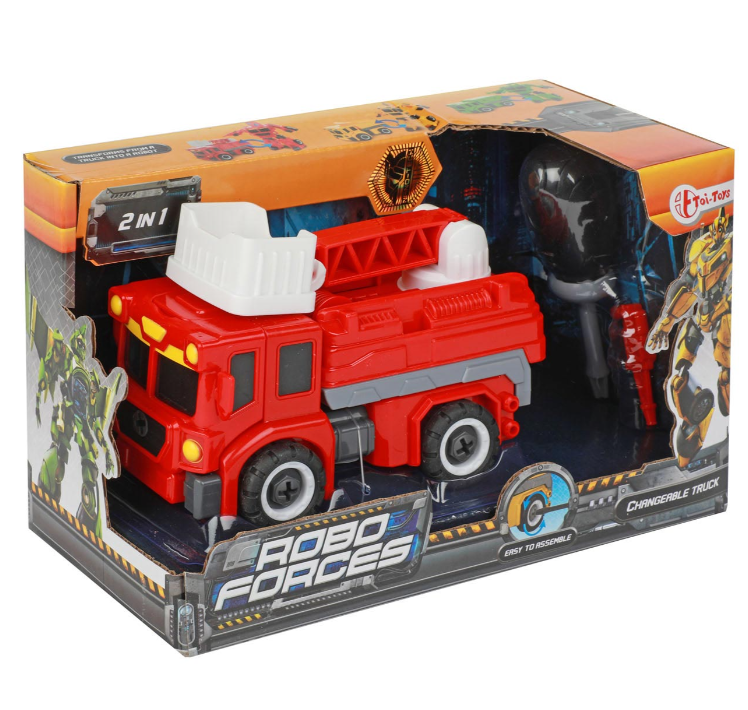 Roboforces Change Robot Fire Truck