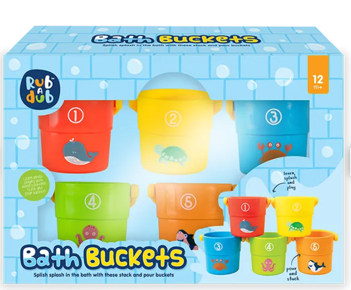 Bath Buckets | 5 Pcs