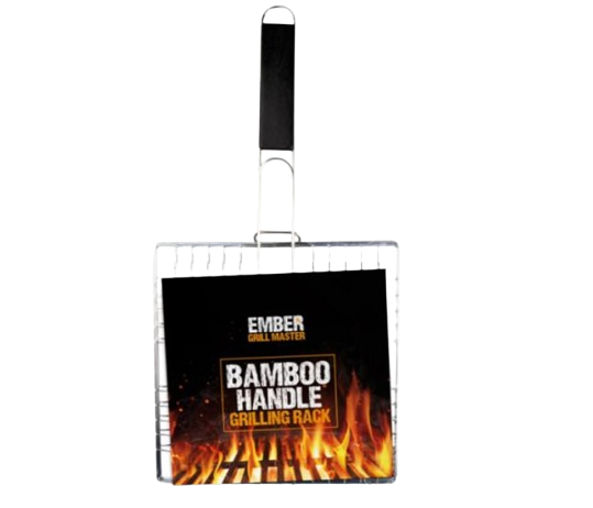 Bamboo Handle Grilling Rack
