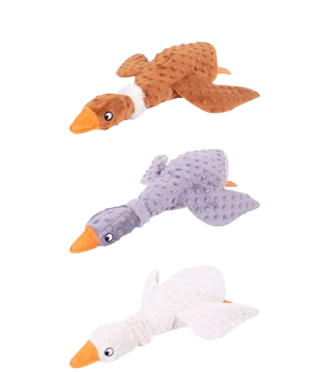 Plush Honking Duck Dog Toy