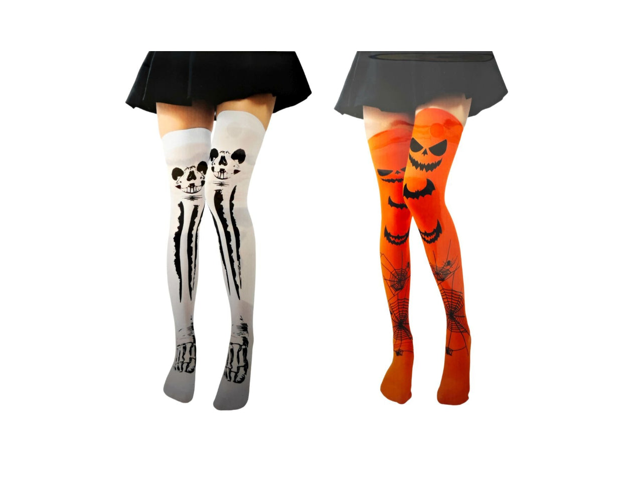Printed Skull Stockings | Adults
