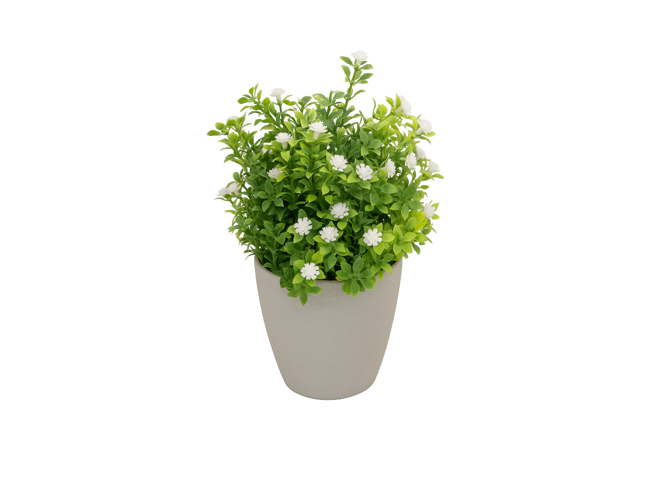 Artificial Small White Babysbreath Pot