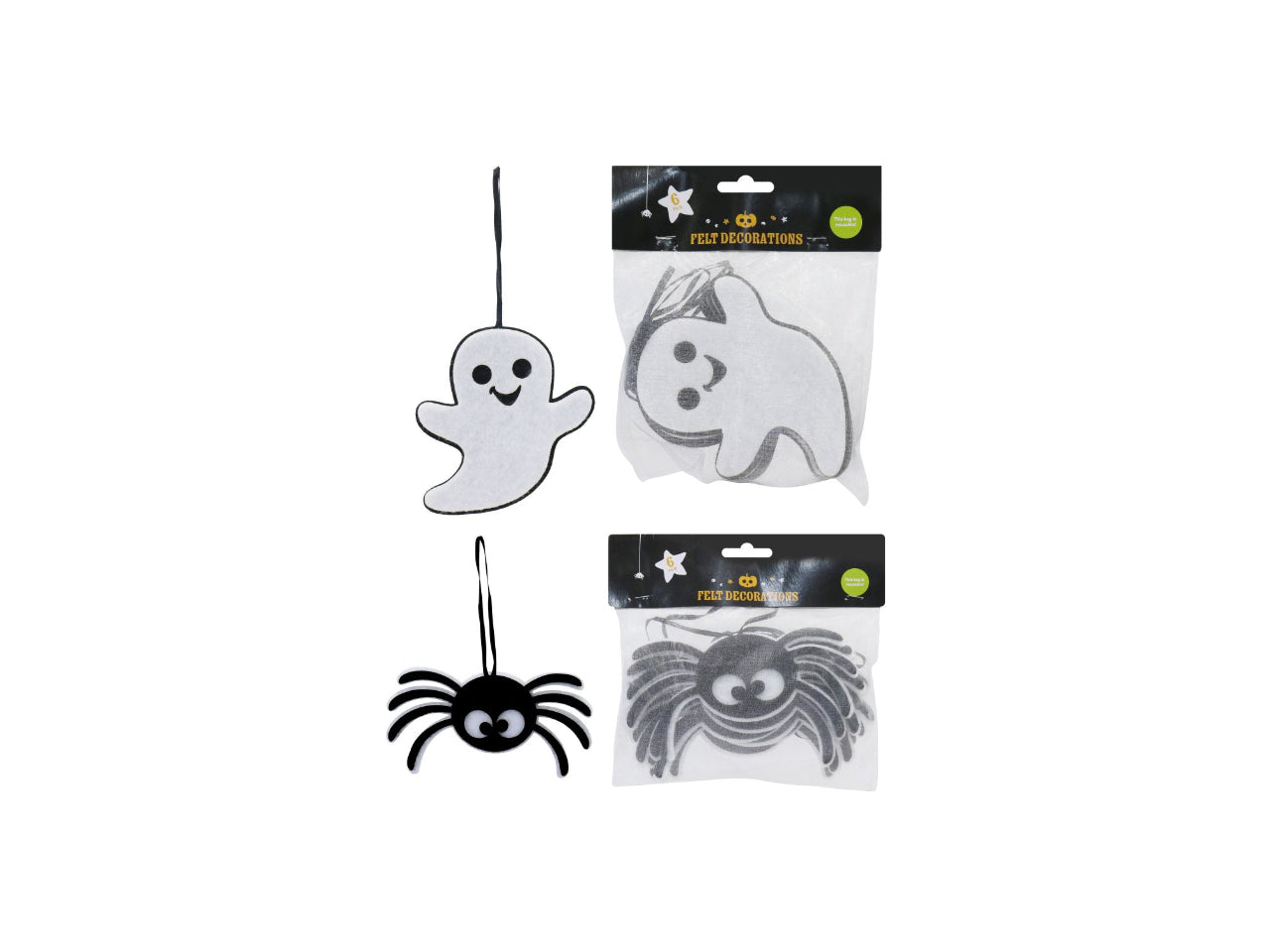 Halloween Fun Felt Hanging Decor | 6pcs