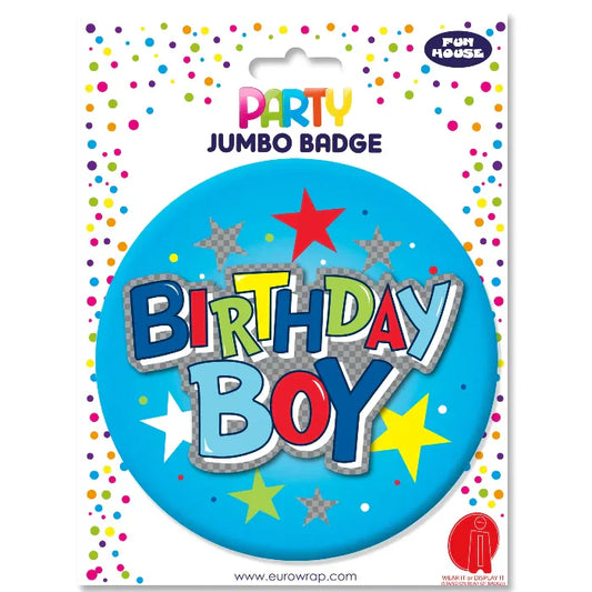 Jumbo Badge | Birthday Boy