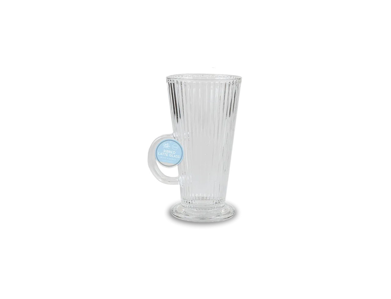 Ribbed Latte Glass | 300ml
