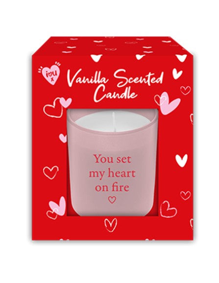 Valentine's Day Vanilla Scented Candle