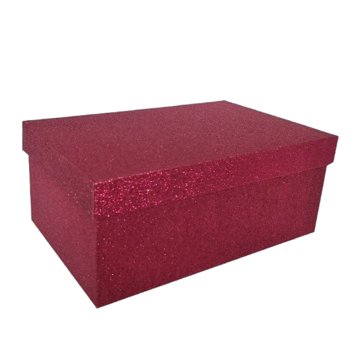 Gift / Storage Box Glittery Red