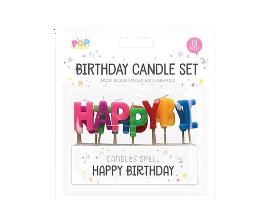 Birthday Candles |  Colourful