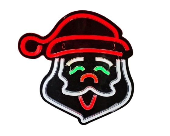 LED Neonflex Santa Face | 39X35CM