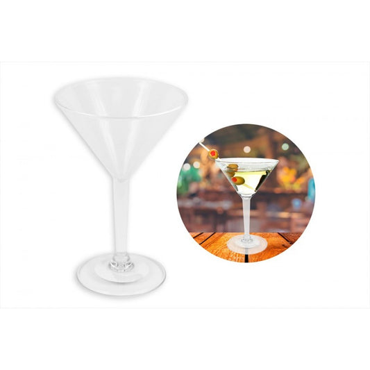 Plastic Martini Cocktail Glass