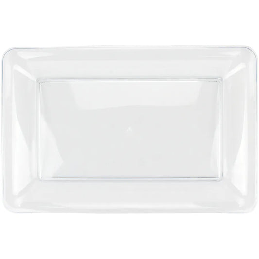 Party Rectangular Platter  | Clear