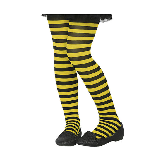 Striped Tights | Yellow And Black