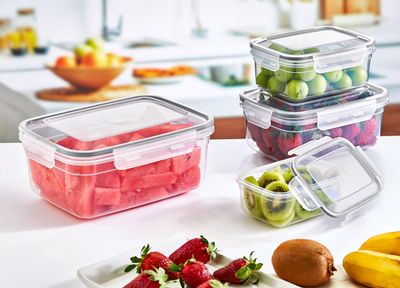 Rectangular Airtight  Food Plastic Container | 400ML