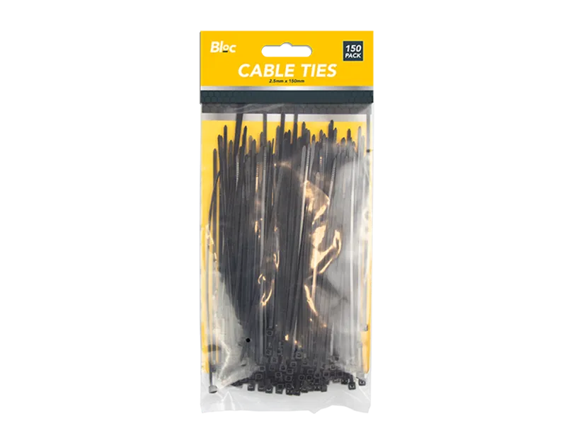 Cable Ties 2.5mm X 150mm - 150 Pack