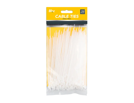 Cable Ties 2.5mm X 150mm - 150 Pack
