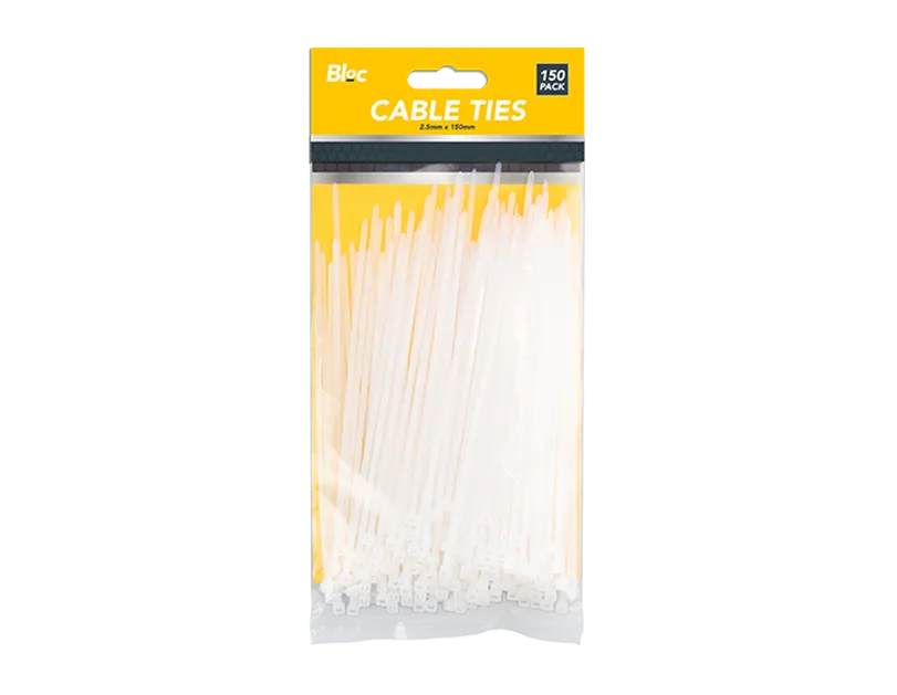 Cable Ties 2.5mm X 150mm - 150 Pack