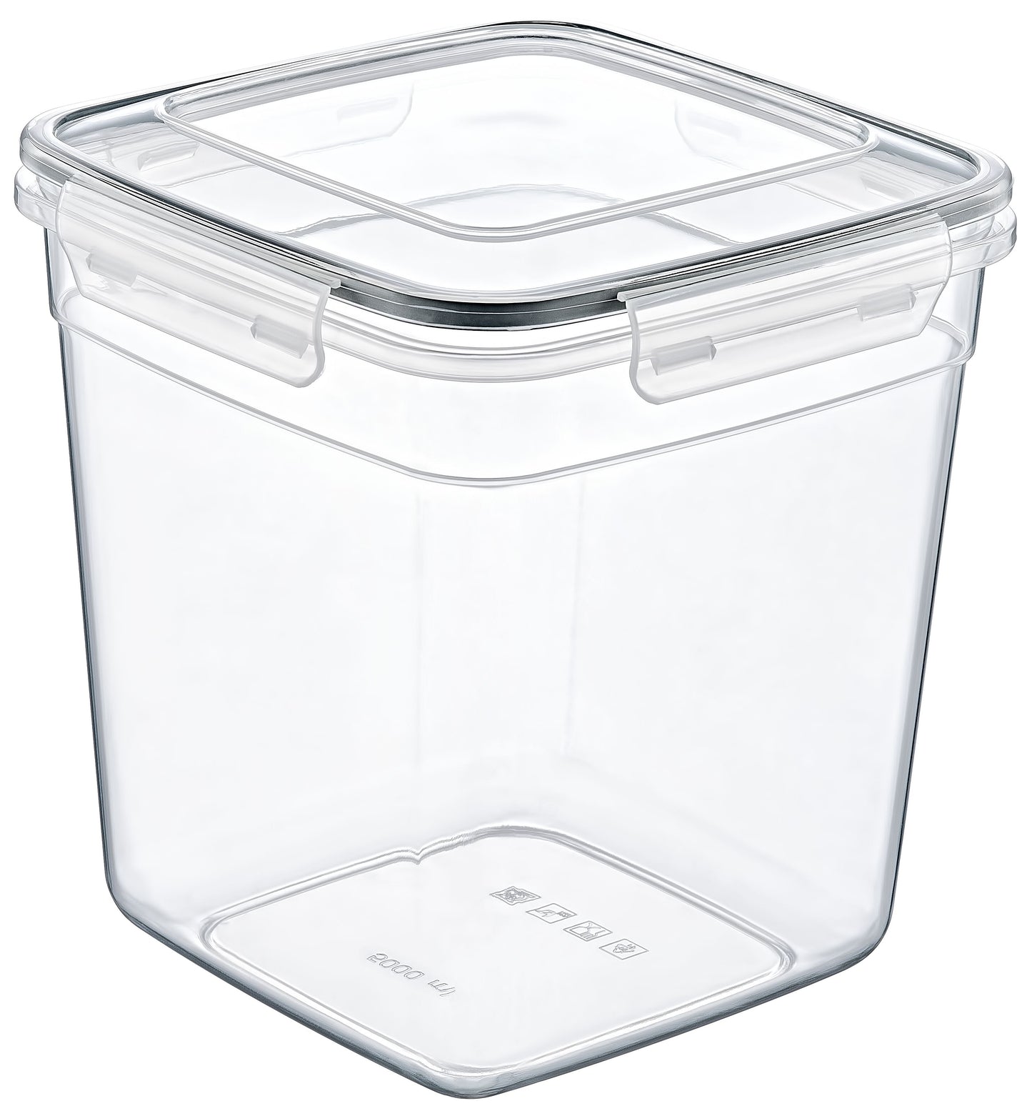 Square Airtight Food Plastic Container | 1075ML