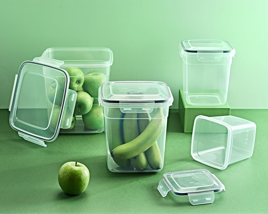 Square Airtight Food Plastic Container | 1075ML