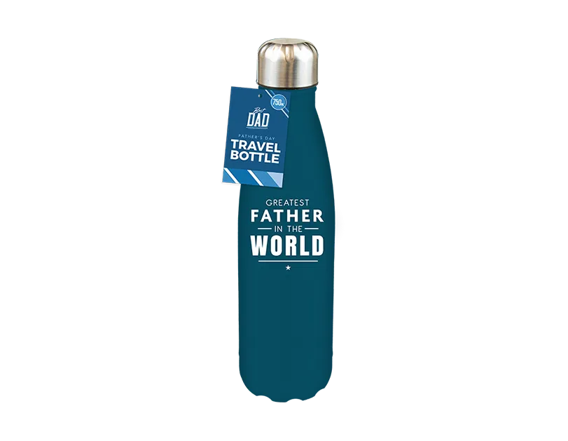 Father's Day Rubberised Travel Bottle | 750ml