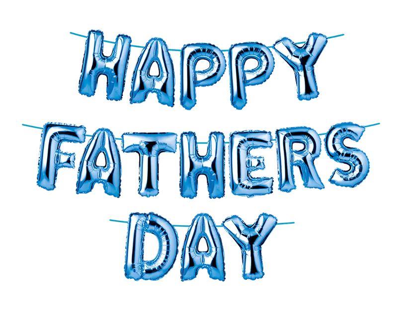 Happy Father's Day Foil Balloon Banner