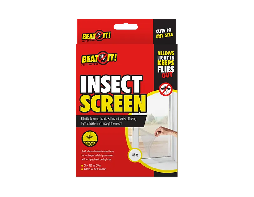 White Insect Window Screen