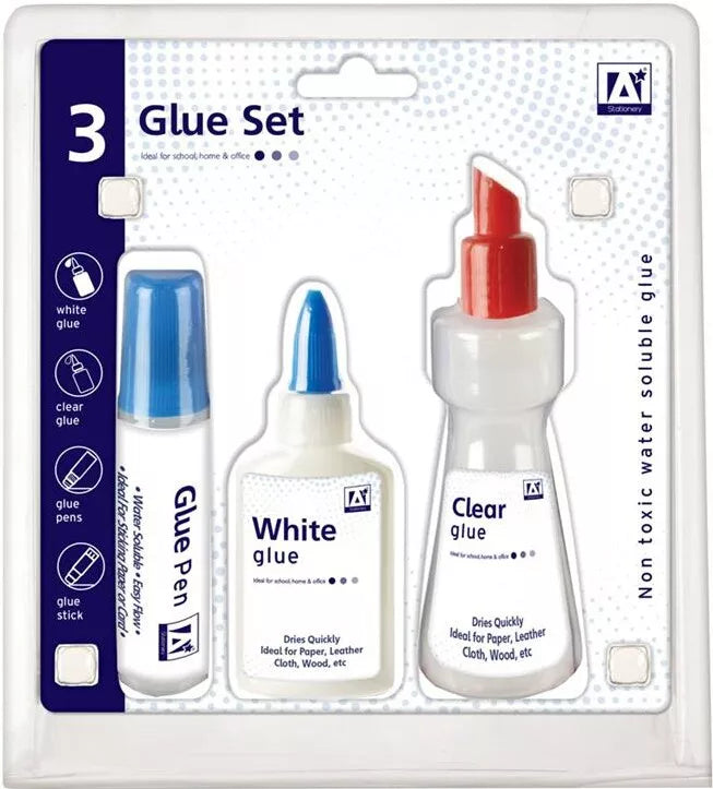 Pack of 3 Glue Set