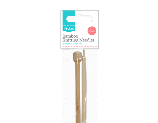 Bamboo Knitting Needles | 6MM