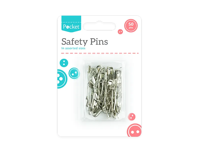 Safety Pins |  50 Pack