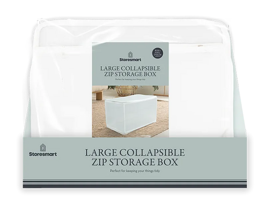 Large Collapsible Zip Storage Box