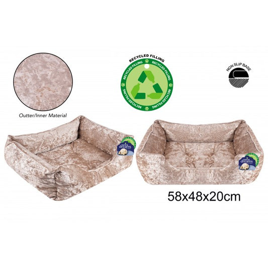 Velvet Pet Bed | Medium Size