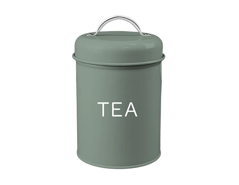 Natural Tea Storage Jar With Lid Handle