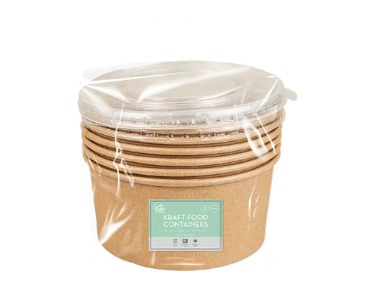 Kraft Food Containers | 6 Pack  1.2L