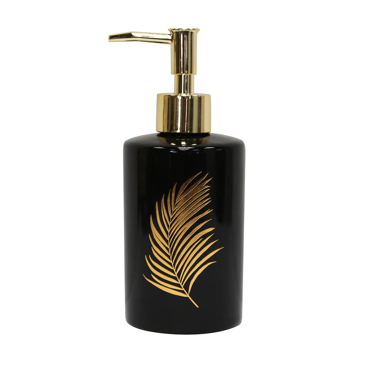 Ceramic Soap Dispenser In Gold