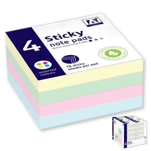 Pack of 4 Sticky Note Pads