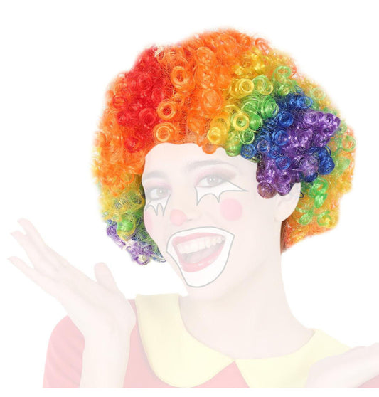 Multicolor Clown Wig