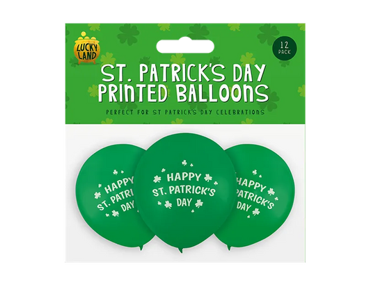 St Patrick's Day Printed Balloon