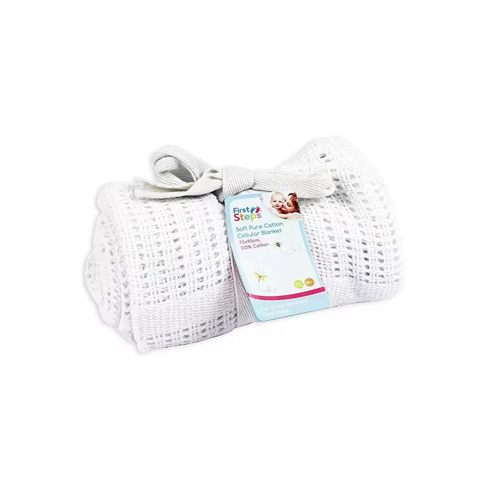 Soft Pure Cotton Cellular Blanket