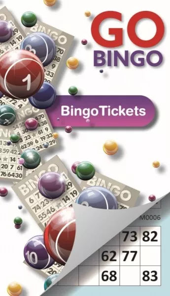 Bingo Tickets Pad | 83 Sheets