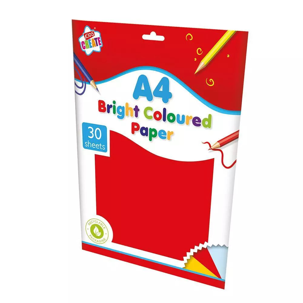 A4 Coloured Paper| 30 Sheets