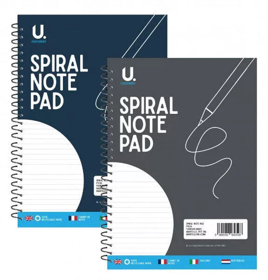 A4 Spiral Note Pad | 36 Sheets