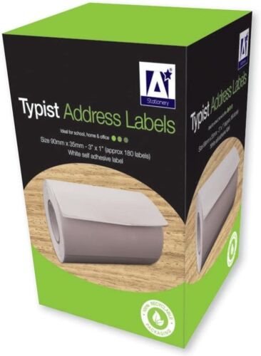 Typist Address Labels  |  Roll of 100 Labels