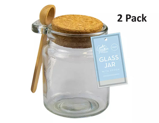 Glass Jar | Pack of 2