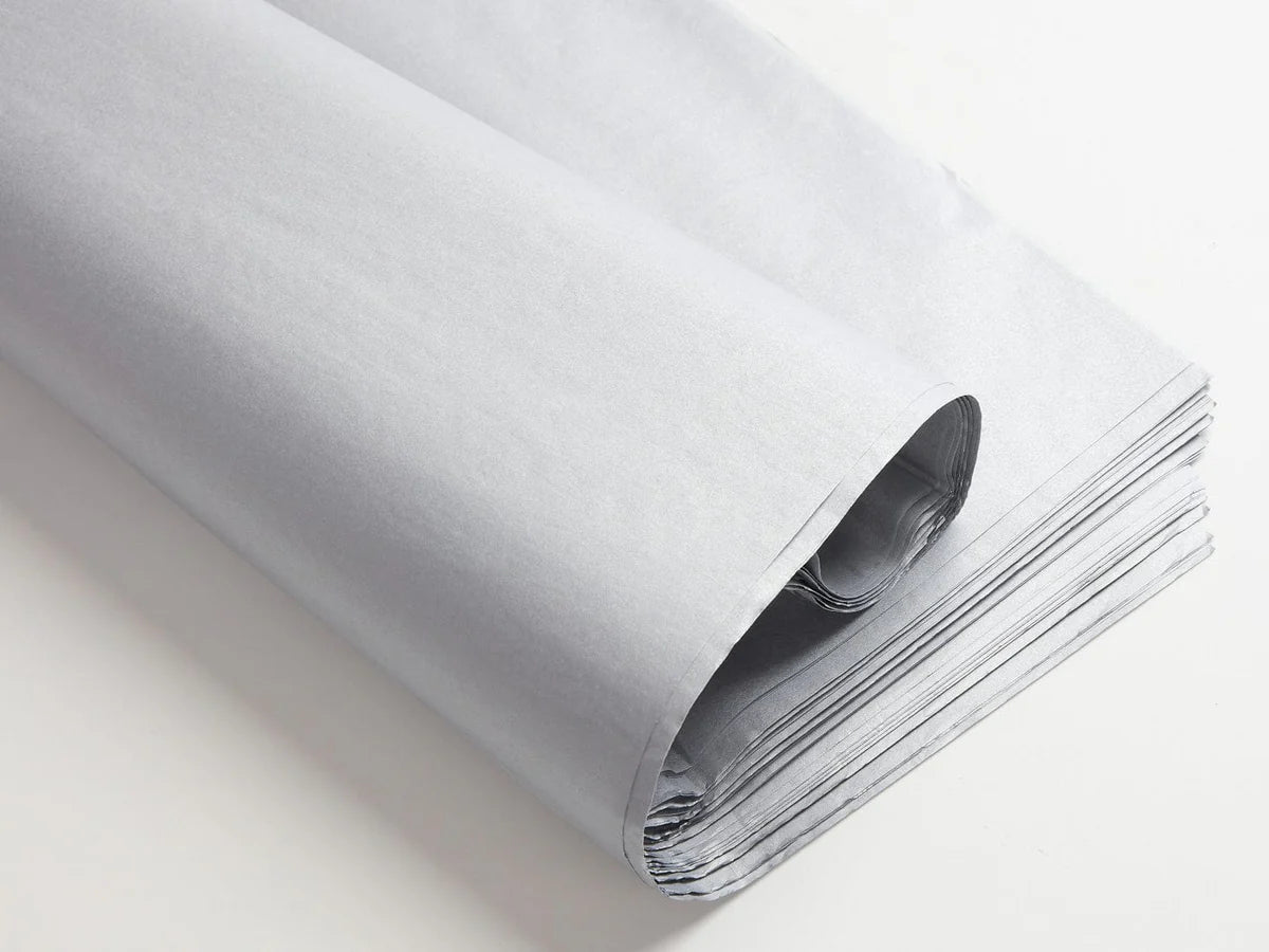 Pack of 4 Tissue Paper |  Silver