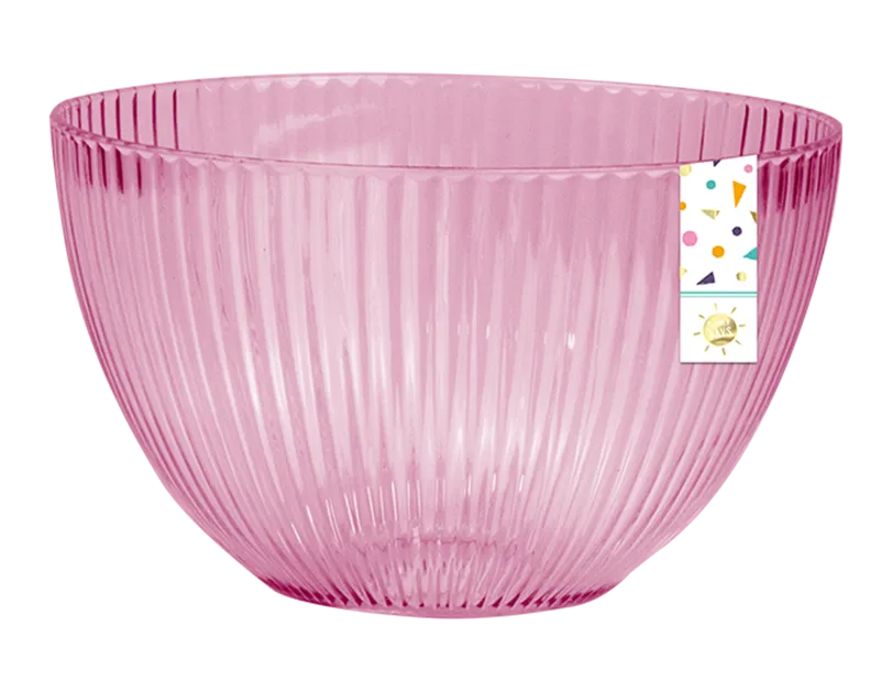 Pink Plastic Bowl