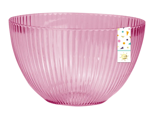 Pink Plastic Bowl