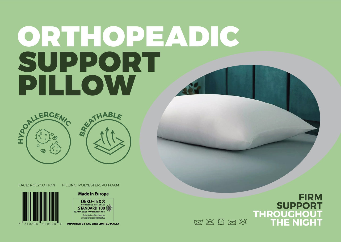 Orthopedic Support Pillow | 50x70 cm